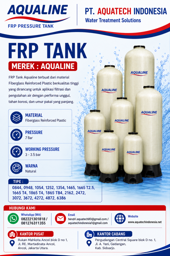 FRP Tank Merek Aqualine